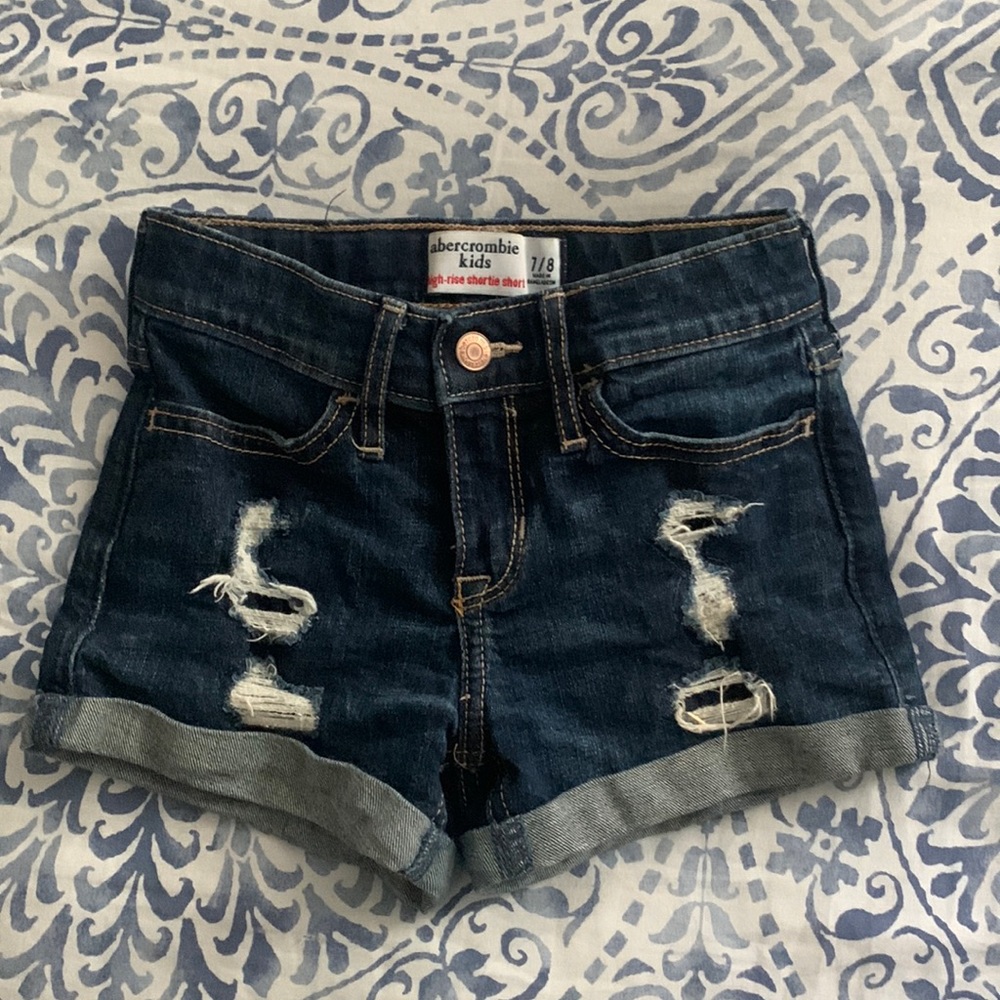 Abercrombie Kids High-Rise Shortie Short Size 7/8